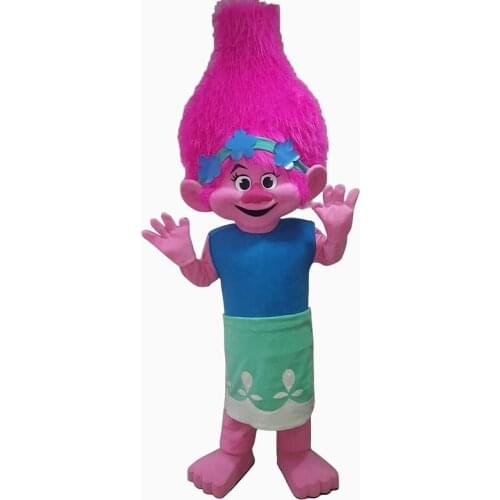 NEW Poppy&Branch From Dream works Trolls Mascot Movie Costume Mascot Fancy Dress BRAND