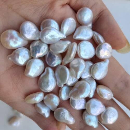 WHOLESALE 10-13mm Super Big Size Natural Real Pearls, Loose Freshwater Irregular Baroque Pearls, 10PCS/LOT