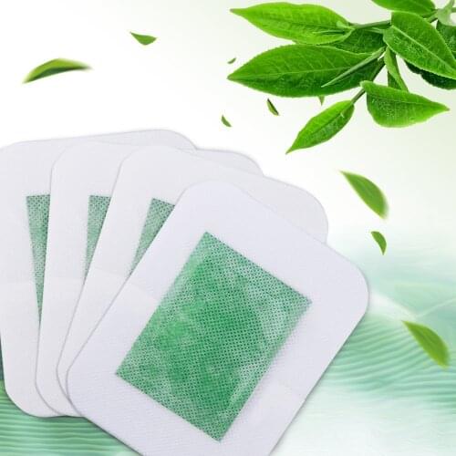 20 Set Tradition Chinese Detox Foot Patch Green Tea Pad Improve Sleep Patches Beauty Slimming Patch