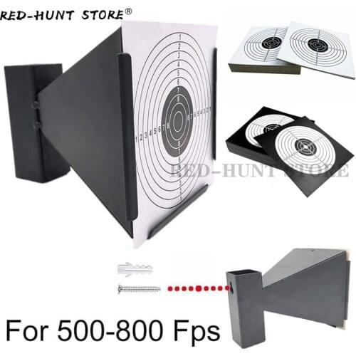 Pellet Gun Target with 100pcs Paper Shooting Targets- Cone Designed Avaliable Wall Mounted for Indoor Outdoor Shooting