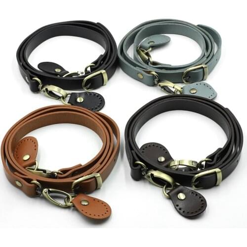 120cm Bags Strap Detachable Handle Real Cowhide Replacement for Women Girls Shoulder Bag Accessories Adjustable Staps Belts