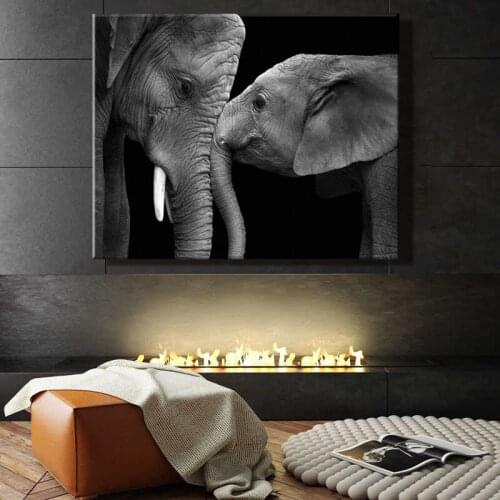 Paint by number art painting by numbers Elephant Realism Handmade Amusing Living room decorative hanging pictures Animal