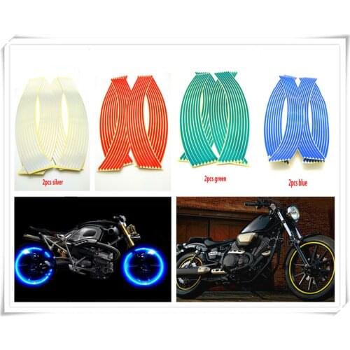 Motorcycle Wheel Sticker Reflective Decal Tape for SUZUKI GSR600 GSR750 GSXS750 GSXR1000 GSXR600 GSXR750