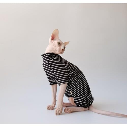 Heat-generating fabric warm four-legged clothes Sphinx hairless cat German clothes soft fabric