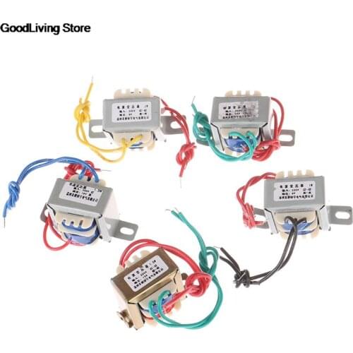 AC 6V 9V 12V 15V 24V Output Voltage 1W EI copper core Input 220V 50Hz~60Hz Single/dual voltage Copper power transformer
