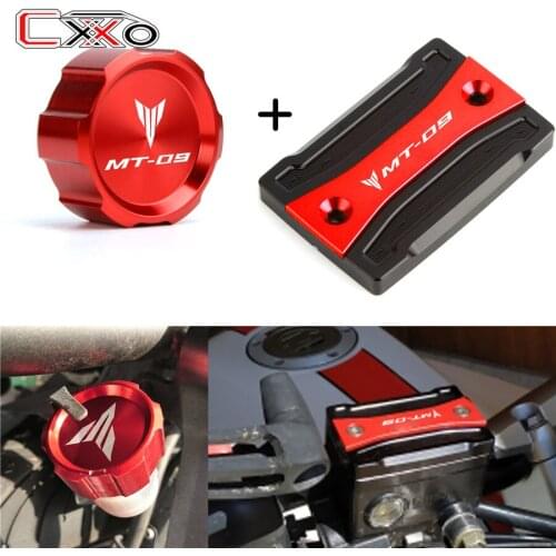 High Quality Brake Master Clinder cover Fluid Reservoir Cap For YAMAHA MT09 MT-09 Tracer FZ09 FJ09 2014-2019 2020