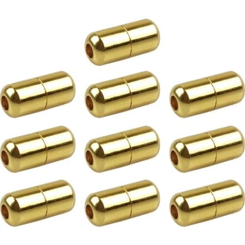 10Pcs Elastic Laces Clasps Metal Capsule Lock Buckles Tip Ends No Tie Shoelaces Tieless Elastic Lazy Shoelace Accessries