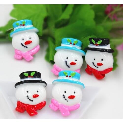 10pcs/lot flat back resin planar sonwman DIY resin cabochons accessories about22*30mm