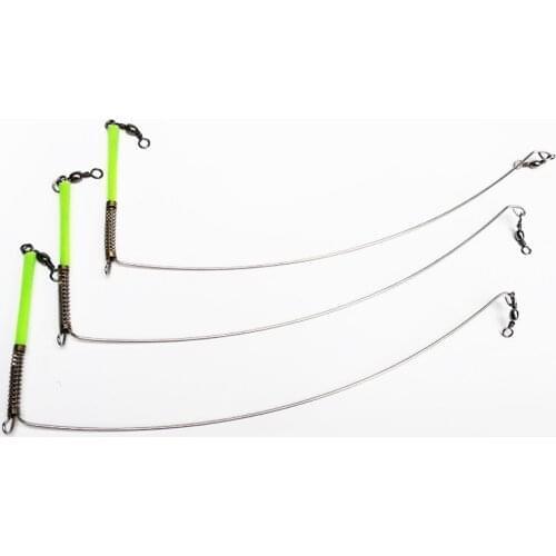 10pcs Stainless Steel Luminous Sea Fishing Balance Boat Fishing Line Connector Hook Lead Pendant Splitter