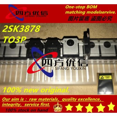 100% new original (25PCS) 2SK3878 K3878 9A 900V TO3P