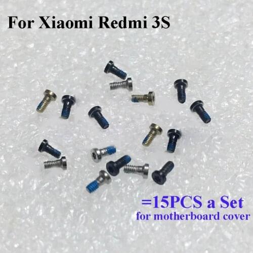 15PCS a set Screw For Xiaomi Redmi 3S 3 S mainboard motherboard Cover Screws Repair Parts for xiao mi Redmi hongmi 3S Redmi3S