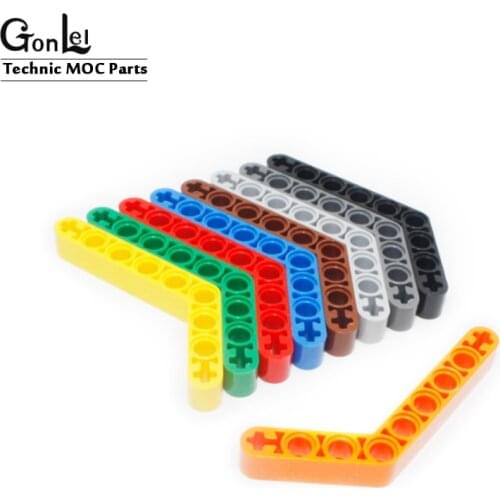 20Pcs/Lot High-Tech Parts Beam 1x9 Bent (6 - 4) Thick Educational Building Blocks DIY Toys Bricks Parts Compatible with No.6629