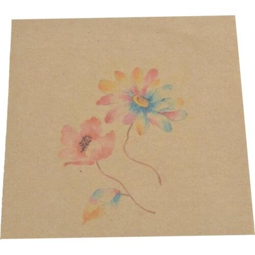 200PCS 10x10cm & 13x13cm Pudding Bottle Sealing paper Mini Square Pack kraft package paper