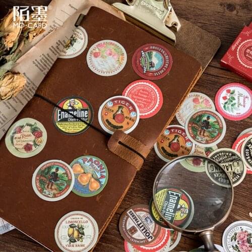 45pcs/pack Boxed Kawaii Stickers Creative Fresh Scrapbooking Planner Hand Account Boxed Stickers