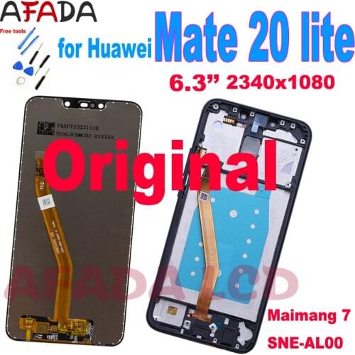 6.3" Original LCD for Huawei Mate 20 Lite LCD Display Touch Screen Digitizer Replacment For Mate 20 Lite Display Maimang 7 LCD