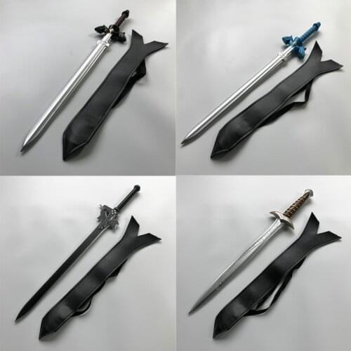 80cm Sword Art Online Orcrist Sword Weapon 1: 1 Kirigaya Kazuto Elucidator / Dark Repulsor Cosplay Sword PU foam +PU scabbard