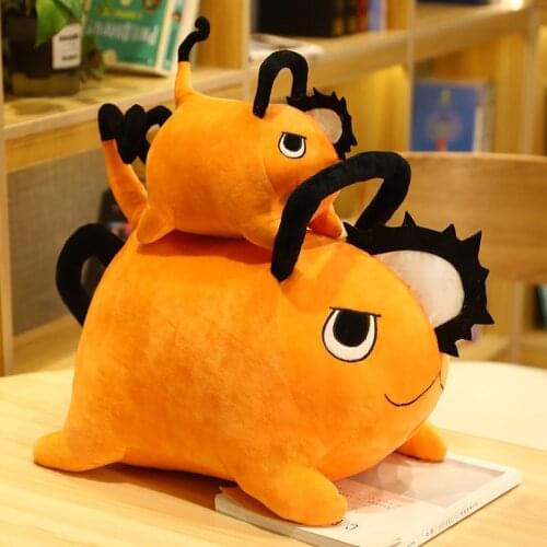 Anime Chainsaw Man Pochita Cosplay Prop Cute Plush Doll Toys