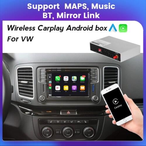 Video Box CarPlay Android Auto Supports Mirror Link Multimedia For Volkswagen Arteon Golf Polo Crafter Tiguan Touran Passat B8