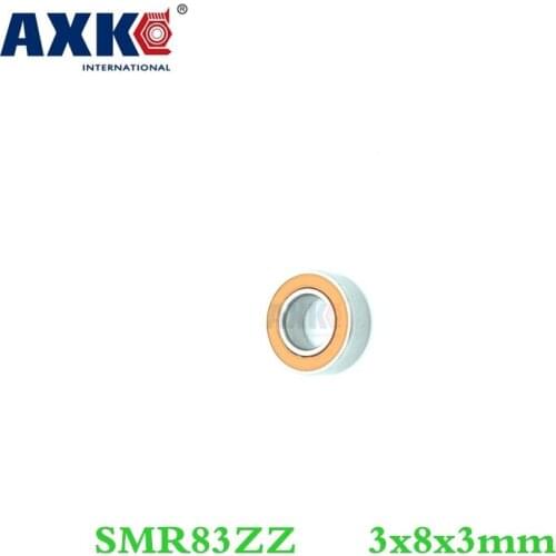 Axk Smr83zz Cb C3 Aebc7 3x8x3mm High Speed 100000+ Hybrid Ceramic Ball Bearing Smr83 Zz Fishing Vessel Bearing