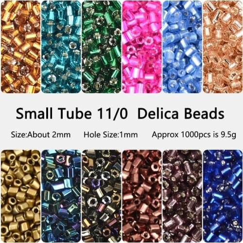 2mm Delica Beads Glass Seedbeads Waist Seed Beads Charm For Jewelry Making Necklace Bracelet Diy Supplies Accessories