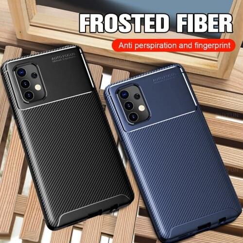 A32 5G Frosted Carbon Fiber Case For Samsung Galaxy A32 Shockproof Protective Cover For Samsung A32 samsun a 32 Soft Phone Shell