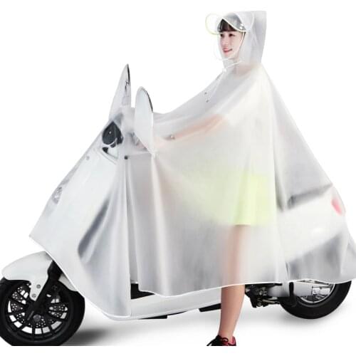 Motor Cycling Rainy Day Cycling Raincoat Polyester Fiber Lightweight Wear-Resistant Waterproof Rain Coat