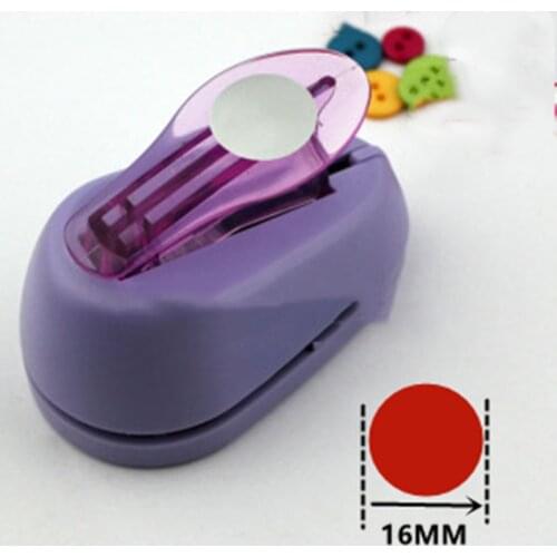 Free ship 16mm circle Hole Puncher Scrapbooking round Shaped Paper Cutter Scrapbook Embossing Machine Decorative Craft Punch
