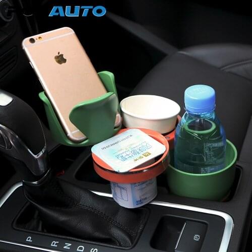 FORAUTO Car Organizer for Coins Keys Storage Cup Stowing Tidying Auto Sunglasses Drink Cup Holder Car Phone Holder Accessories