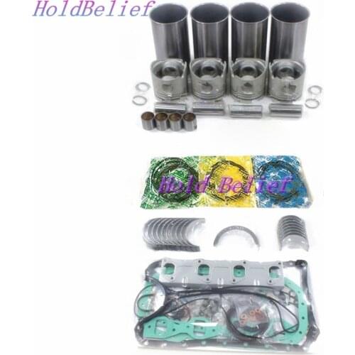 4D95S-W-1F 4D95S-W-1G Engine Overhaul Rebuild Kit For Komatsu D20 D21 Dozer etc Free Shipping