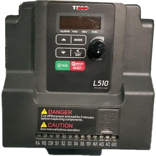 New Original L510-203-H1-N 1 Phase 220V 10.5A 2.2KW 3HP Inverter VFD Frequency A C Driver