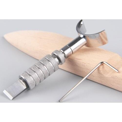 Leather carving knife DIY Adjustable Manual Rotary Tools Leather Carving Swivel Knife Blade Tools