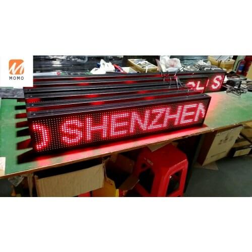 Solar Powered Scrolling Panel Running Display Board Programmable Wifi Digital Led Moving Message Sign