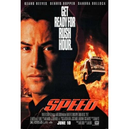 SPEED Movie Art Film Print Silk Poster Home Wall Decor 24x36inch