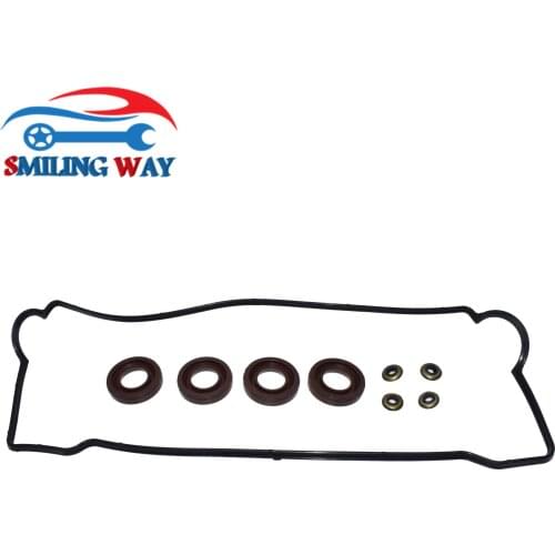 Valve Cover Gasket & Spark Plug Tube Seals & Grommets For Geo Prizm Toyota Celica Corolla 1.6L 1.8L 1993-1997 4AFE 7AFE 16V