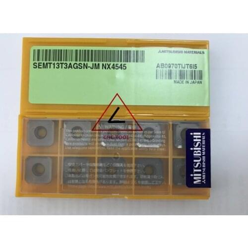 SEMT13T3AGSN-JM NX4545 10pcs original Mitsubishi milling insert DIAEDGE