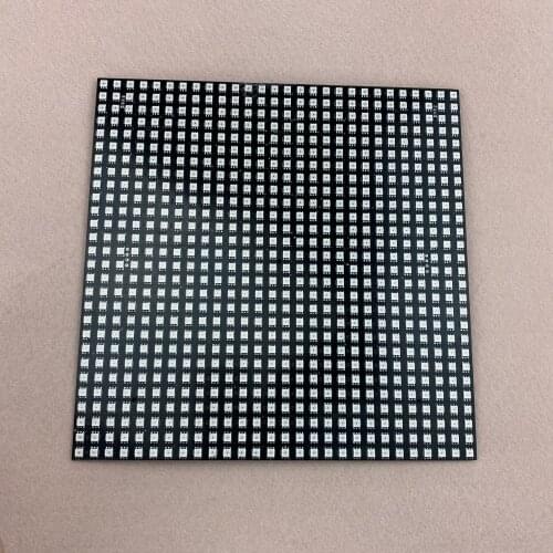 SK9822A(30MHZ) P10mm addressable full color RGB indoor LED Display unit panel,28*28pixels,280mm*280mm;Aluminum plate