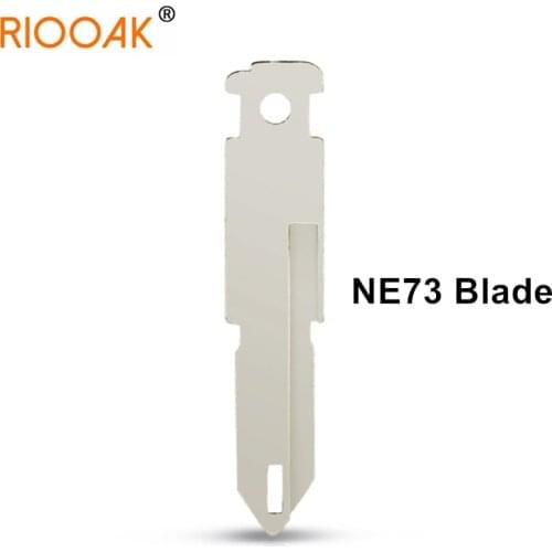 10pcs/lot Replacement Uncut Car Key Blade NE73 for Renault Citroen C1 C2 Peugeot 206 306 406