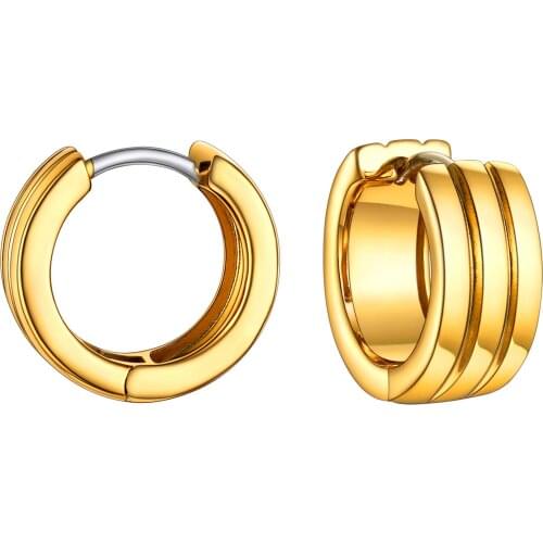 U7 Huggie Hoop Earrings for Women Girls Small Gold Hoops Earrings Hypoallergenic Earrings for Gifts