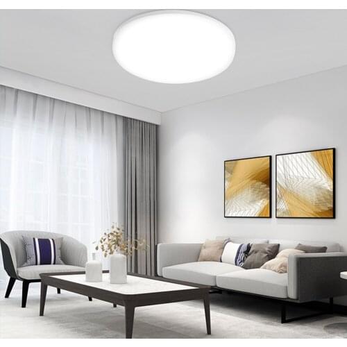 15W 20W 30W 50W LED Panel Lamp Flush Ultra Thin Mount Fixture Ceiling Lights Modern Living Room Bedroom Surface Mounted Lighting
