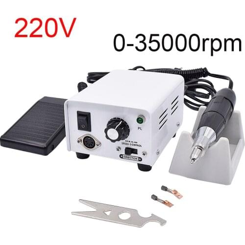 High Quality Strong 90 Micromotor control box Hand Polishing Polisher Dental Lab equipment 220V 0-35000 rpm with 102 Handpiece