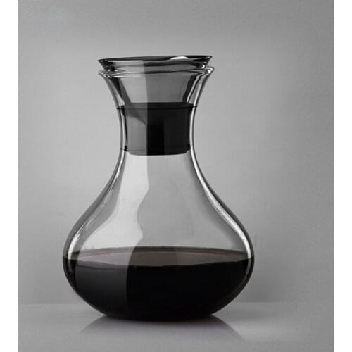 High borosilicate glass hand-made crystal red wine brandy champagne awaking wine machine pouring pot special for family bar