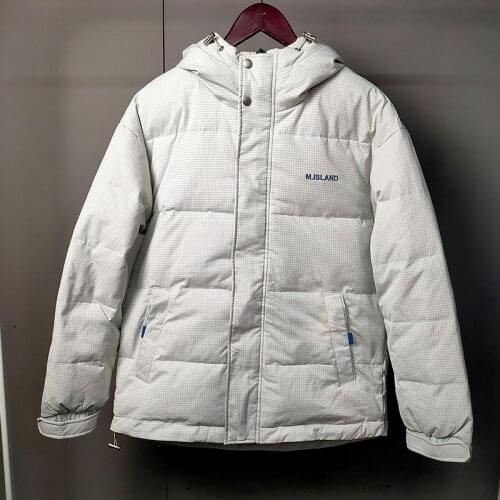 Winter new white fashion mens down jacket warm trend mens down Hooded Coat trend wf9954
