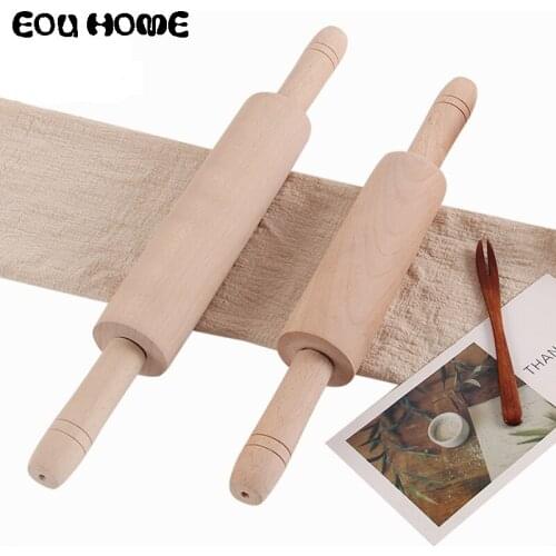 2 Sizes Multipurpose Wooden Baking Pastry Tools Rolling Pins Fondant Cake Decoration Dough Pastry Roller Kitichen Accessories