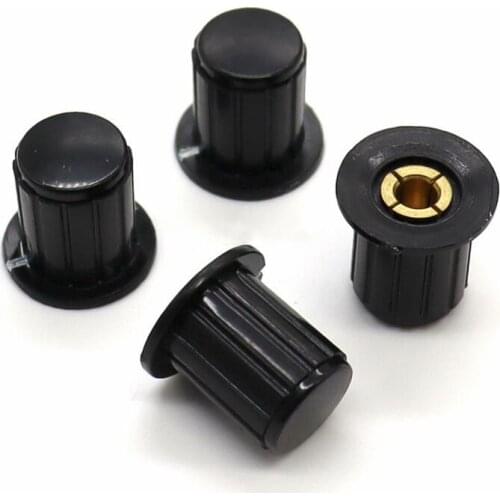 5PCS Black knob button cap is suitable for high quality WXD3-13 WXD3-12 WH5-1A WX14-12 turn around special potentiometer knob