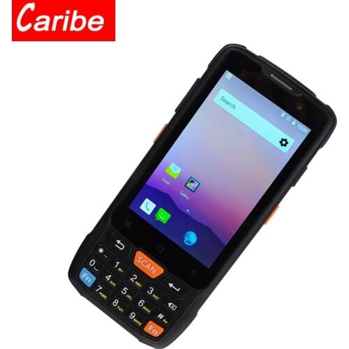 CARIBE PL-40L New Android Barcode Scanner with WIFI 4G GPS Bluetooth RFID NFC 125K Reader Handheld Terminal