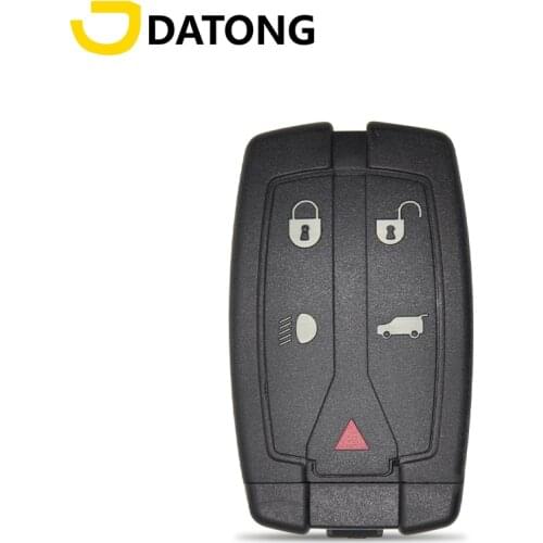 Datong World For Land Rover Smart Card Blank Case Suitable For Land Rover Freelander 5 Buttons Replacement Car Key Keyless