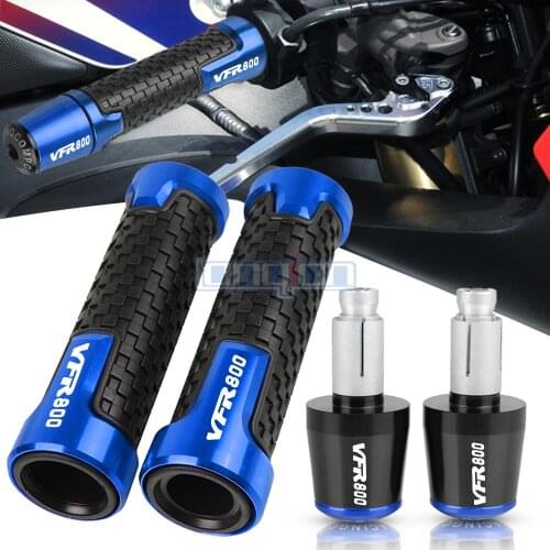 FOR HONDA VFR800 VFR 800 1998-2021 2020 FIWI VTEC VFR800F Motorcycle 22mm 7/8" CNC Motorbike Hand handle Grips ends Rubber Grip