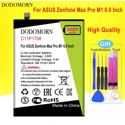 Аккумуляторы для телефонов Asus ZenFone Max Pro M1 DODOMORN China At AliExpress