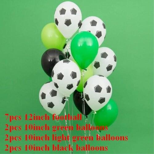 Soccer Balloons Aluminum Foil Football Volleyball Badminton Balloons for Birthday Party Decoration World Cup Party Supplies