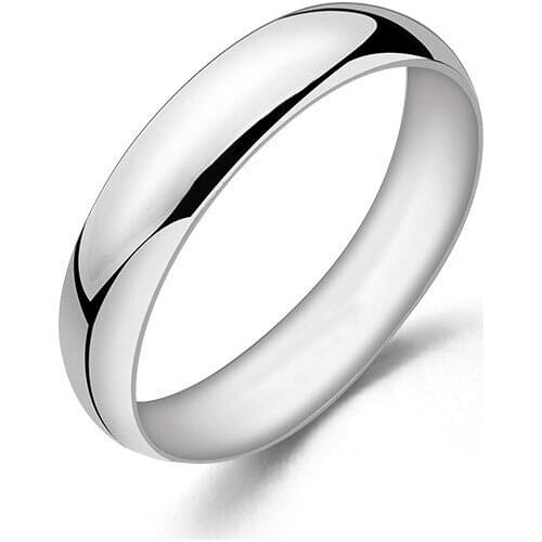 Solid 925 Sterling Silver Plane Ring for Women & Men Diamond Ring White Gold Color Prmoise Ring Filigree Exquisite Craft